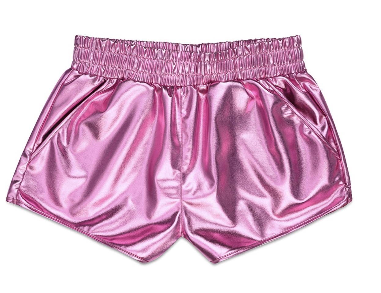 Iscream Pink Metallic Shorts 820-1988