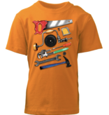 Wes And Willy Tools S/S Tee TN Orange