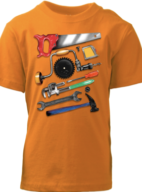 Wes And Willy Tools S/S Tee TN Orange