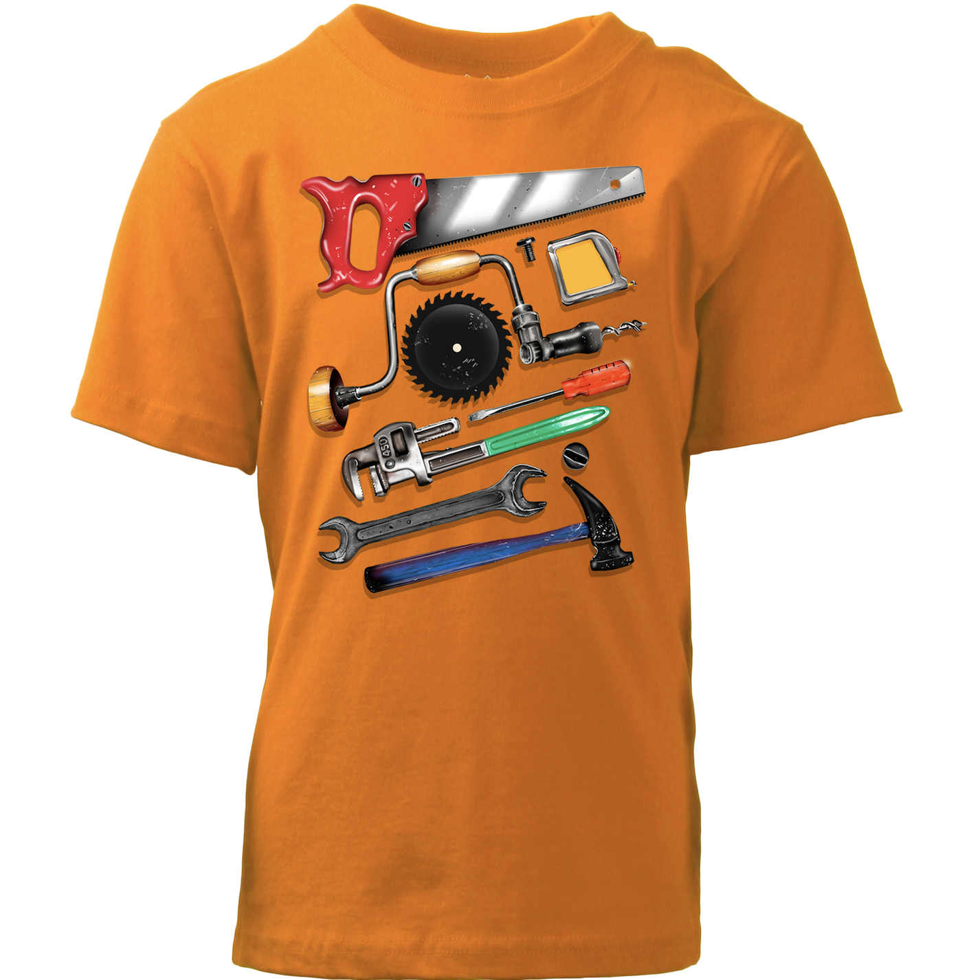 Wes And Willy Tools S/S Tee TN Orange