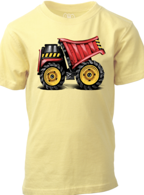 Wes And Willy Dump Truck S/S Tee Butter