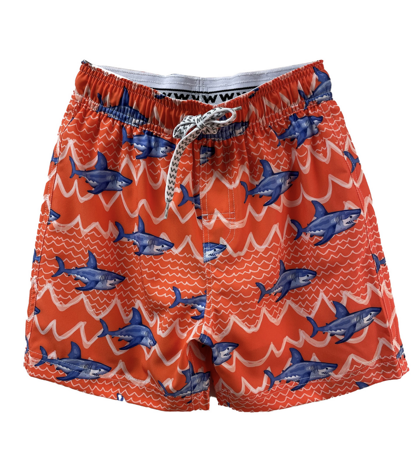 Wes And Willy Sharks Trunk Orange Crush