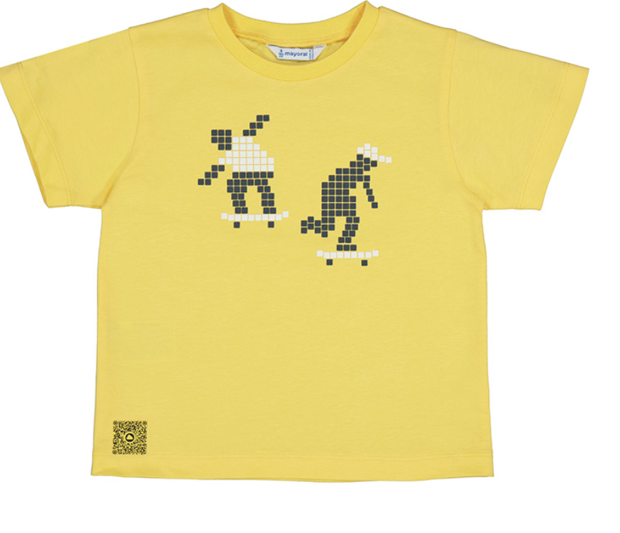 Mayoral 3013 87 S/s t-shirt yellow