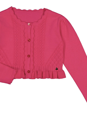 Mayoral 3354 27 Knit cardigan Fuschsia