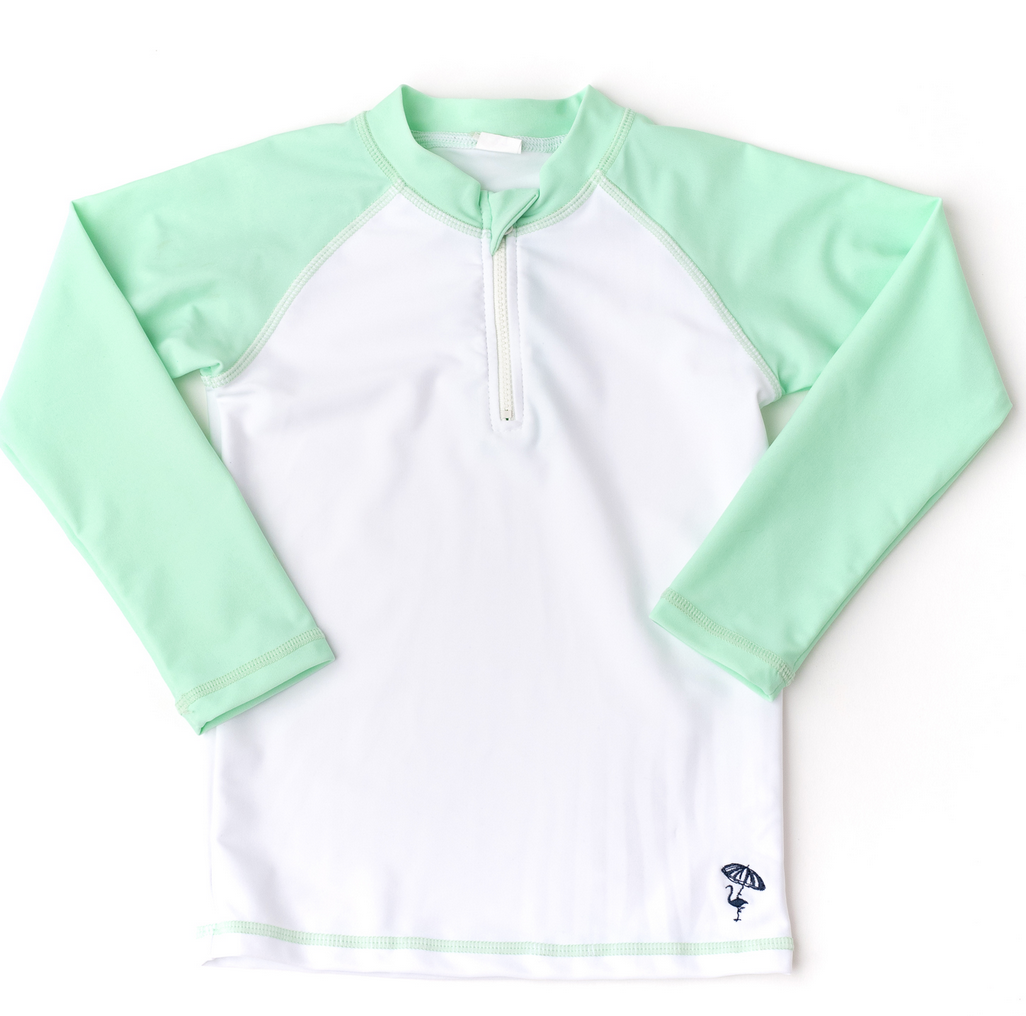 Shade Critters h2o appear rashguard - mint boats