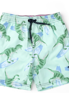 Shade Critters boys trunks - surfin dinos mint