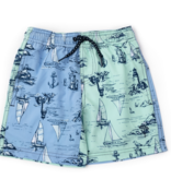 Shade Critters boys trunks - coastal colorblock