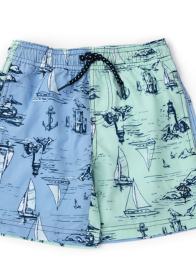 Shade Critters boys trunks - coastal colorblock