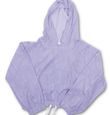 terry hoodie - purple