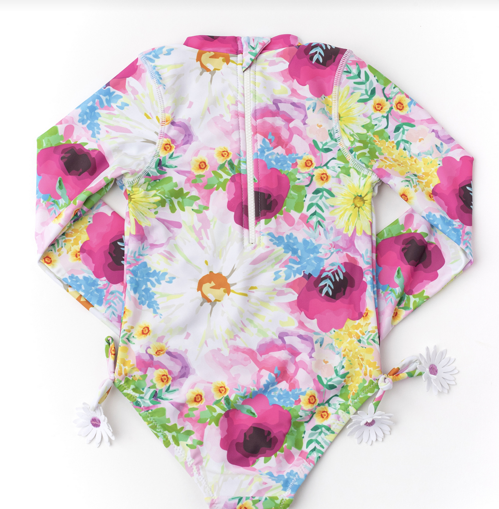 long sleeve 1pc - watercolor floral