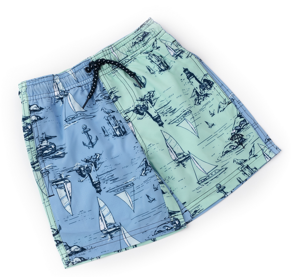 Shade Critters boys trunks - coastal colorblock