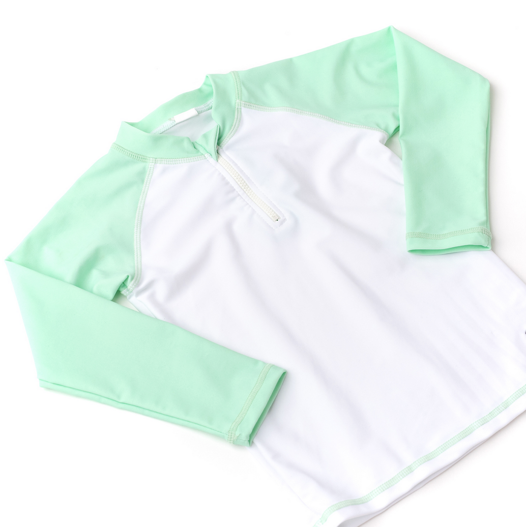 Shade Critters h2o appear rashguard - mint boats