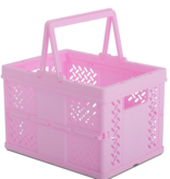 Iscream Small Pink Foldable Storage Crate  775-100