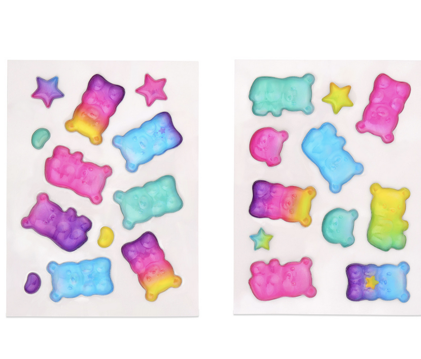 Iscream Gummy Bear Gel Stickers 700-500