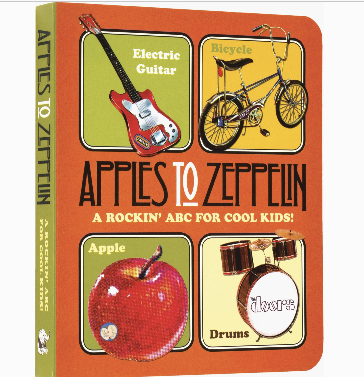 Laughing Elephant Books Apples To Zeppelin: A Rockin' Abc!-Children's Board Book
