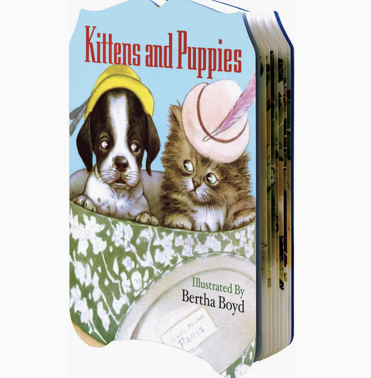 Laughing Elephant Books Kittens and Puppies- Children's Picture Book-Vintage