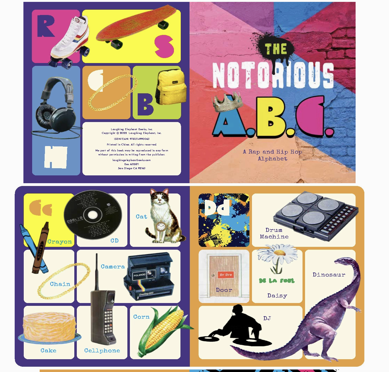 Laughing Elephant Books The Notorious A.B.C.-Children's Board Book