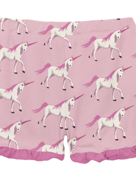 Kickee Pants Ruffle Shorts-Cake Pop Prancing Unicorn