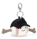 Jellycat Amuseables Sports Baseball Bag Charm AS4BSBC