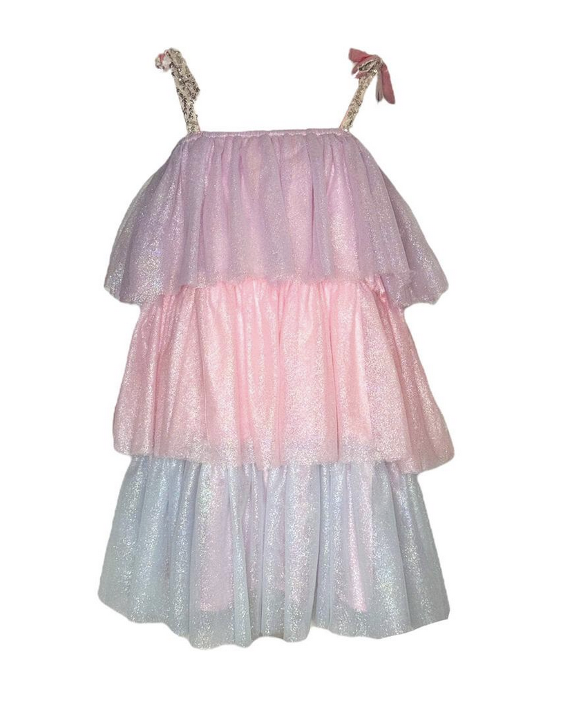 Lola and The Boys Sparkle Ombre Dress (Sparkle-Ombre-Dress)