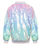 Lola and The Boys Women’s Icy Ombre Sequin Jacket