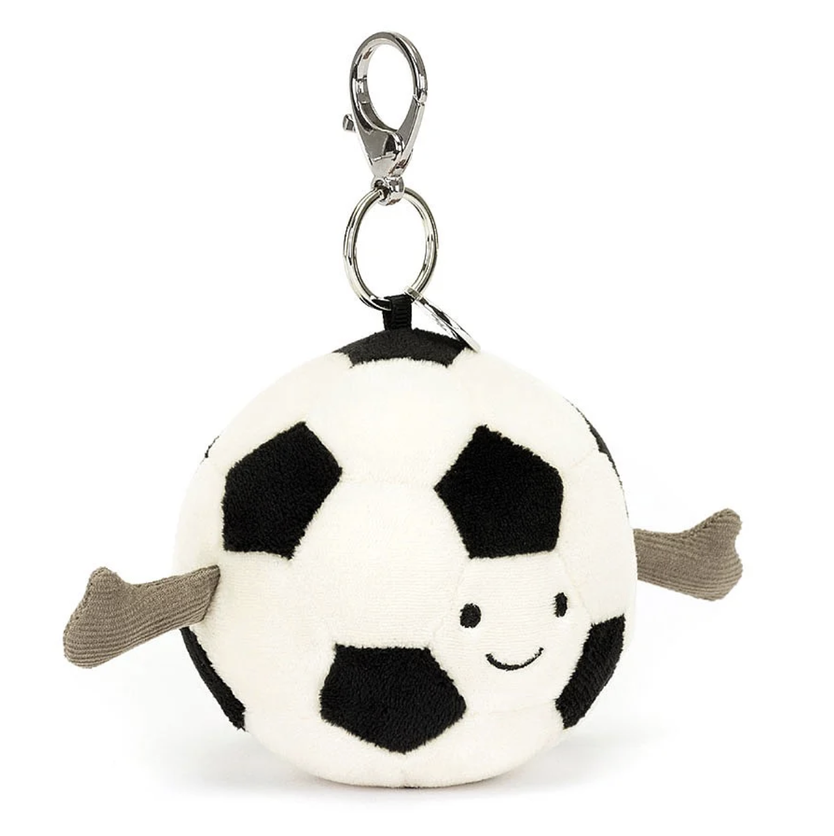 Jellycat Amuseables Sports Soccer Bag Charm AS4UKFBC