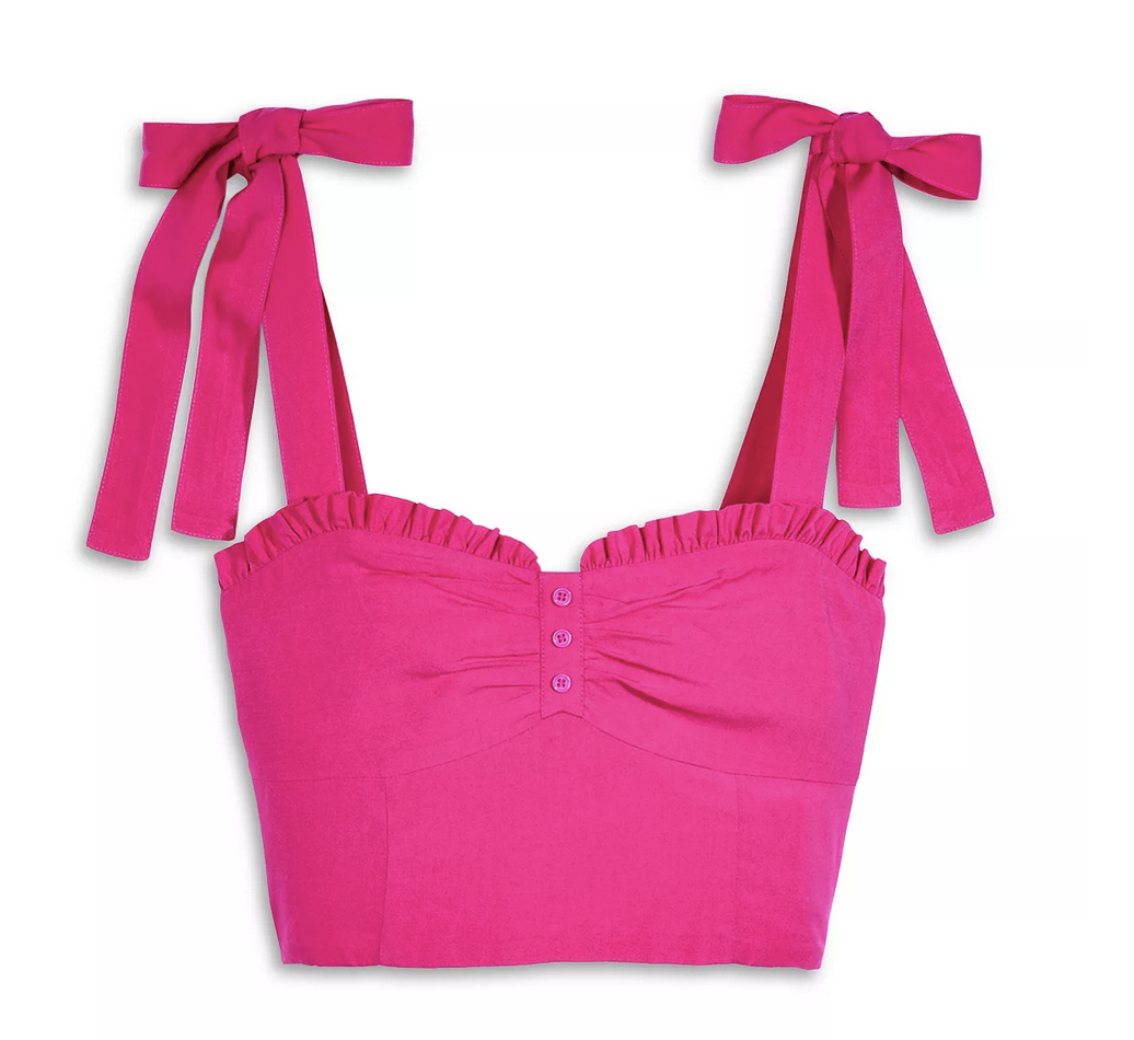 KatieJ NYC Mason Top-Shocking Pink