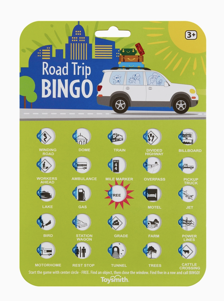 Toysmith Road Trip Bingo, Travel Game