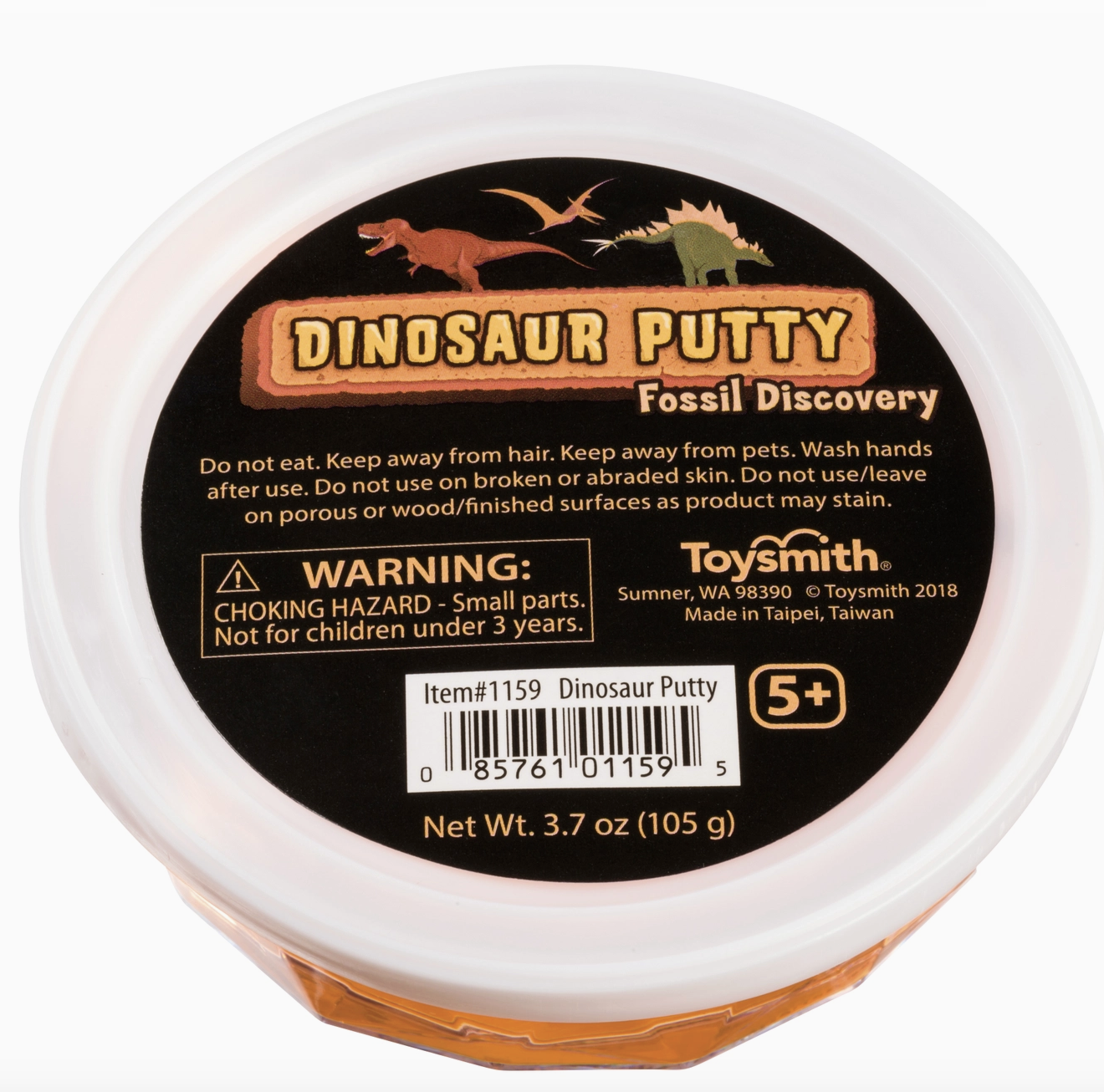 Toysmith Dinosaur Fossil Putty, Reusable