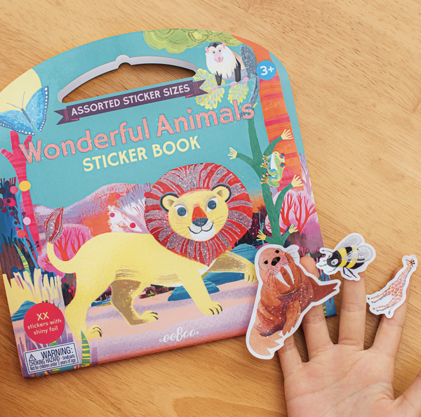 Wonderful Animals Shiny Sticker Book