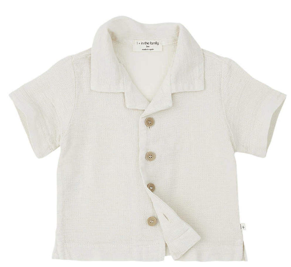 1 + in the Family DAVID S/S Tee Ivory