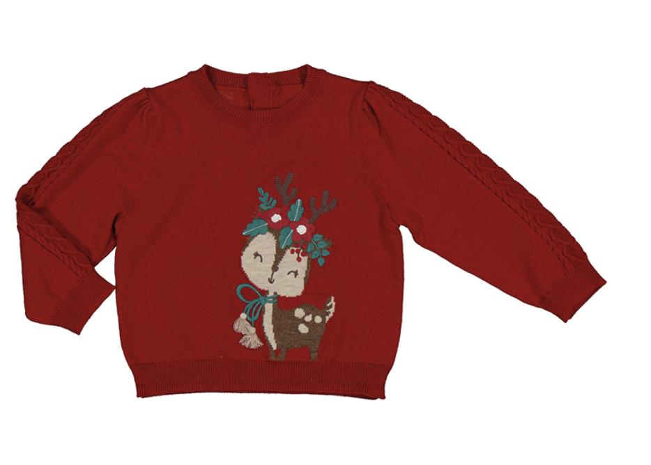 Mayoral 2322 67 Fawn Sweater Set