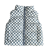 Baby Sprouts Puffer Vest-Checker Storm