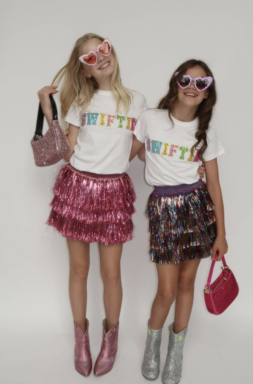 Lola and The Boys Crystal SWIFTIE T-shirt-MULTI