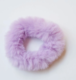 Cheeky Plum Fluffy Scrunchie - Passion Purple