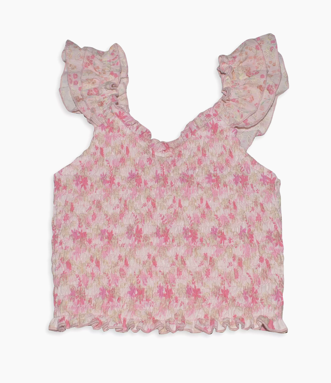 Flowers By Zoe TOP EYELET  UBRT3-C -E4019