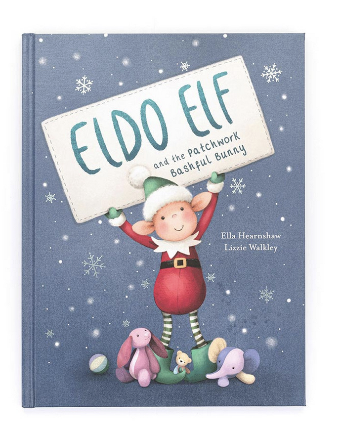 Jellycat Eldo Elf and the Patchwork Bashful Bunny Book BK4ELD