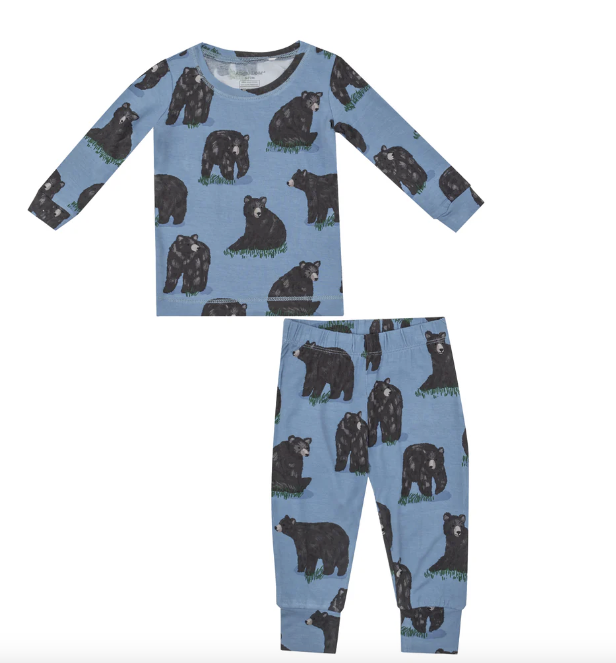 Angel Dear Black Bears L/S Loungewear Set