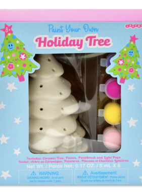 Iscream Paint Your Own Holiday Light Up Tree 770-416