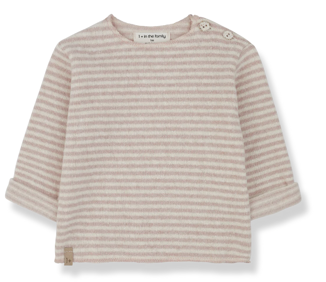 1 + in the Family AUBIN-L/S Tee-Nude