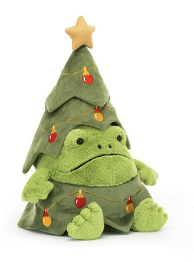 Jellycat Christmas Tree Ricky Rain Frog