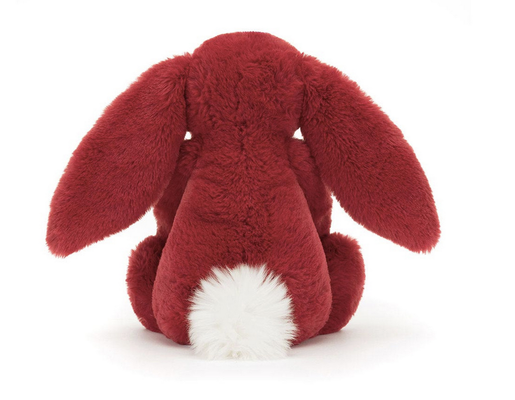 Jellycat Bashful Luxe Bunny Scarlett Original BAS3SCA