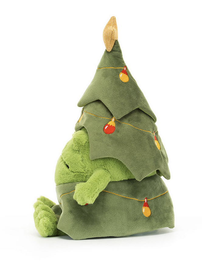 Jellycat Christmas Tree Ricky Rain Frog