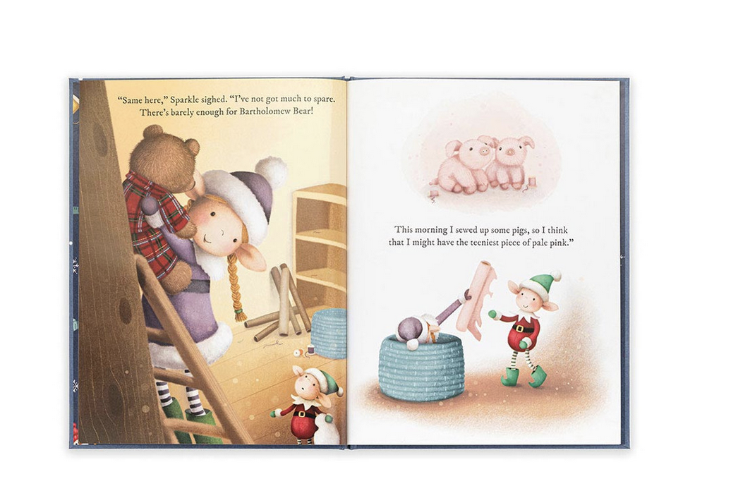 Jellycat Eldo Elf and the Patchwork Bashful Bunny Book BK4ELD