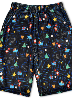 Iscream Game On Santa! Plush Board Shorts 820-3208