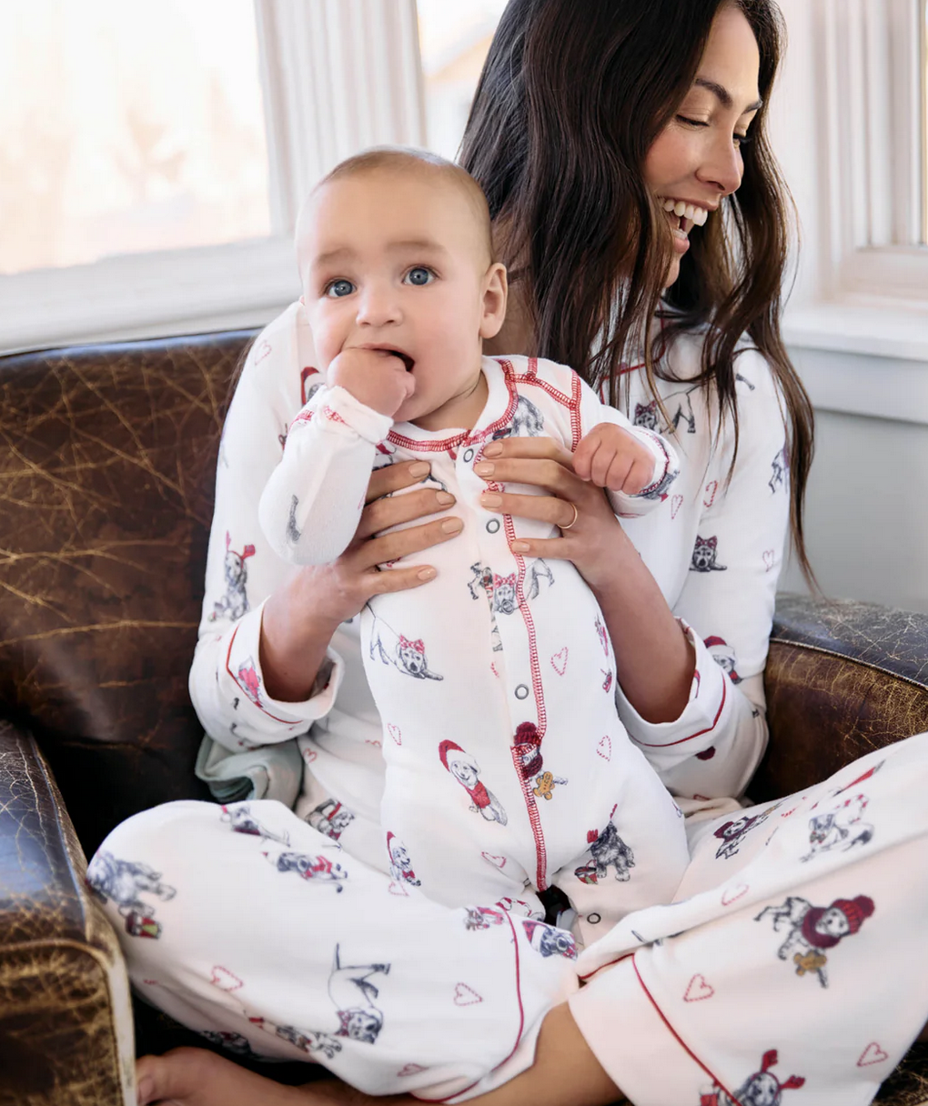 P.J. Salvage romper candycane lane