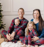 Kickee Pants L/S Pajama Set-Peacock Plaid