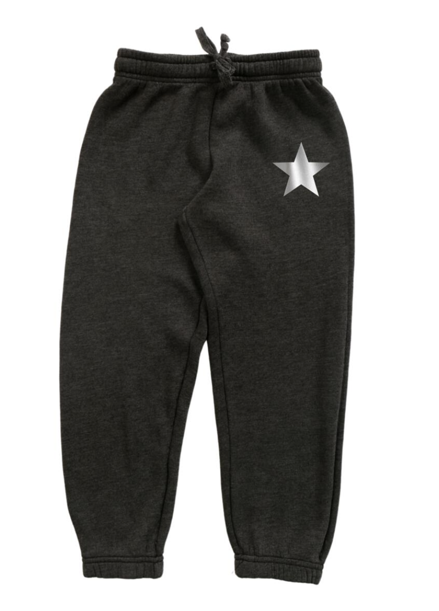 T2Love ATHLETIC ELSTIC WAIST/CUFF LOSE FIT PANT #340 Star (Foil)