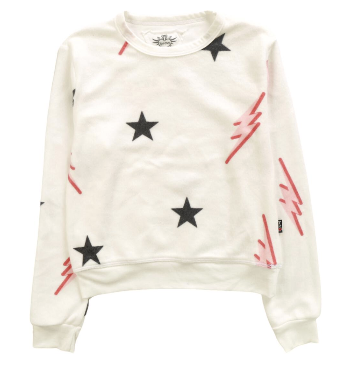 T2Love L/S CLASSIC CREW NECK (BOLTS)
