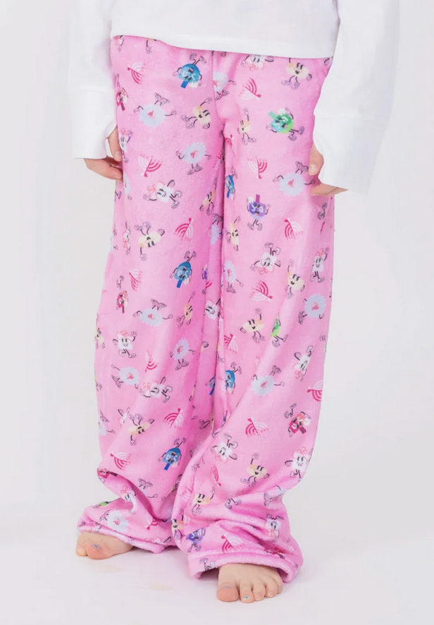 Preppy Goose Hanukkah Pant-Pink
